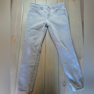 Toad & Co Sequoia Skinny Pants Gray Women’s 8 Organic Cotton Stretch